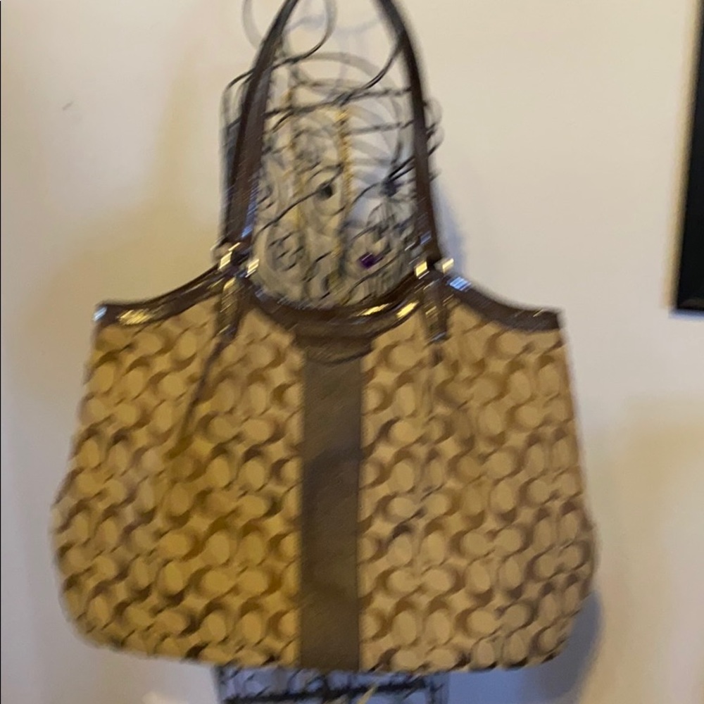 Coach large shoulder bag. Signature C pattern - Picture 2 of 16